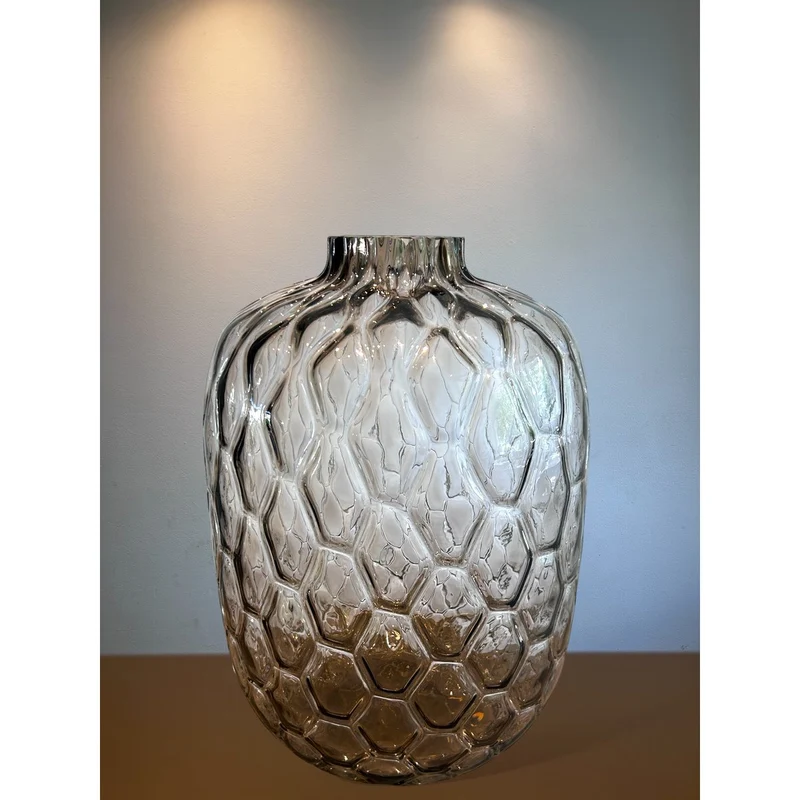 Seidenblumen-Arrangement mit Vase (44 cm)