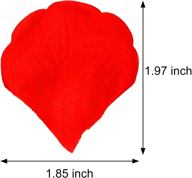 1200 stück Künstliche Rosenblätter, Deko Rosenblätter Rot, Rosenblätter Künstlich - Hochzeit, Valentinstag, Den Tischaufsatz, Geburtstag, Romantische Atmosphäre