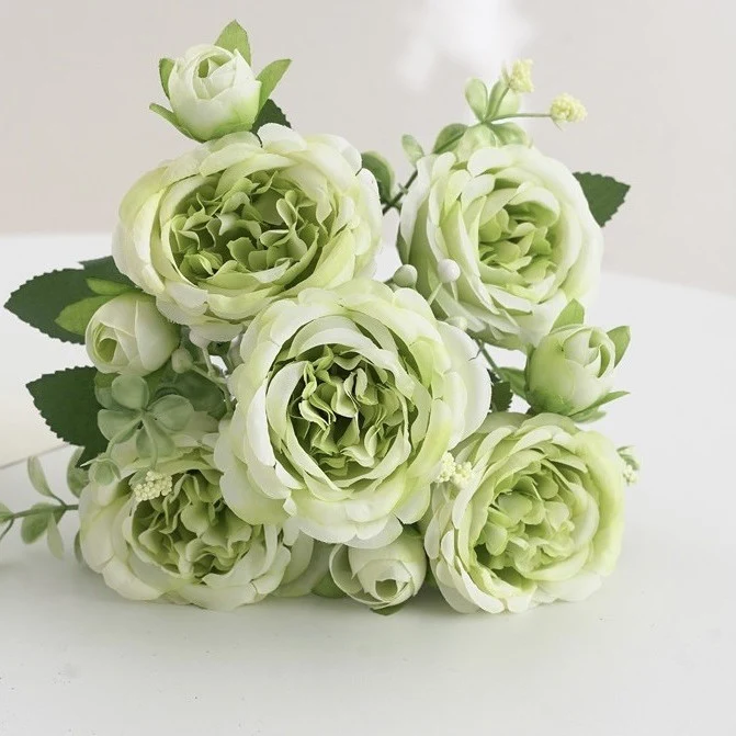 4er-Pack künstliche Pfingstrosen, 32 cm – Tischdekoration für Hochzeiten, Partys und Wohnbereich