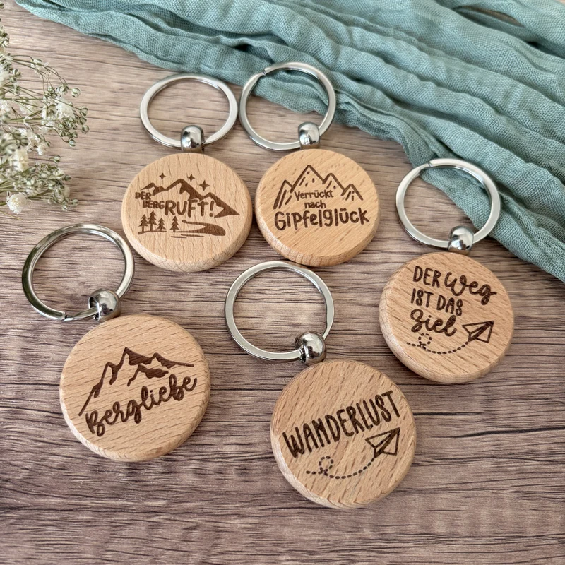 Schlüsselanhänger für Berg- und Naturliebhaber