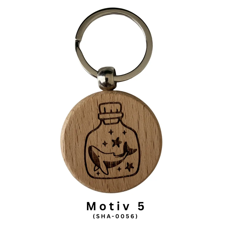 Maritimer Schlüsselanhänger mit Küstenmotiv