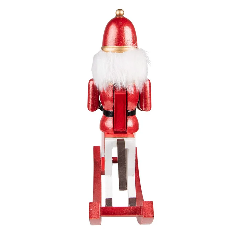 Weihnachtsdekoration Statue Nussknacker Rot 24x9x30 cm