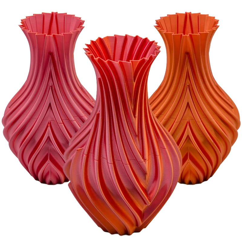 Lumia 3D-Vase – 3D-gedruckte Vase – nachhaltiges PLA – geeignet für künstliche Blumen