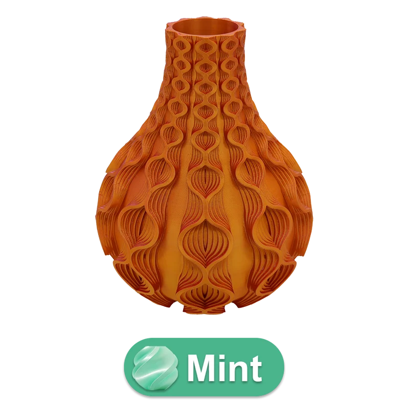 Korallen-3D-Vase – 3D-gedruckte Vase – nachhaltiges PLA – geeignet für künstliche Blumen