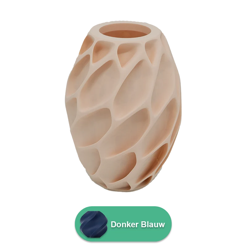 Oruna 3D-Vase – 3D-gedruckte Vase – nachhaltiges PLA – geeignet für künstliche Blumen