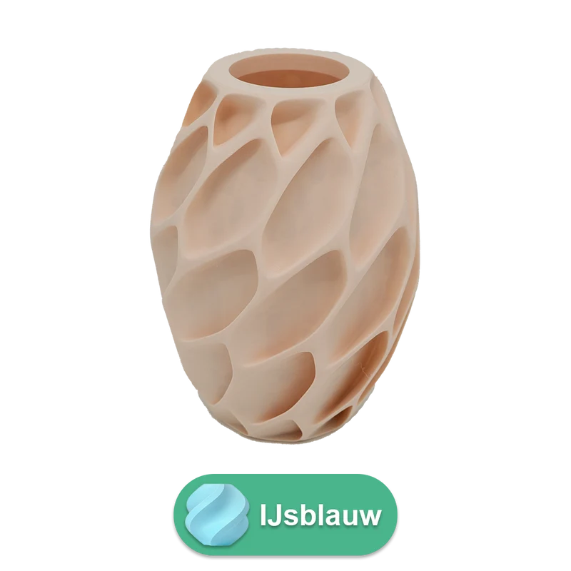 Oruna 3D-Vase – 3D-gedruckte Vase – nachhaltiges PLA – geeignet für künstliche Blumen