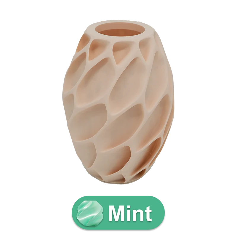 Oruna 3D-Vase – 3D-gedruckte Vase – nachhaltiges PLA – geeignet für künstliche Blumen