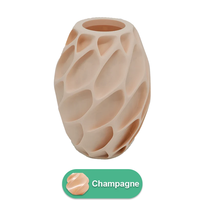 Oruna 3D-Vase – 3D-gedruckte Vase – nachhaltiges PLA – geeignet für künstliche Blumen