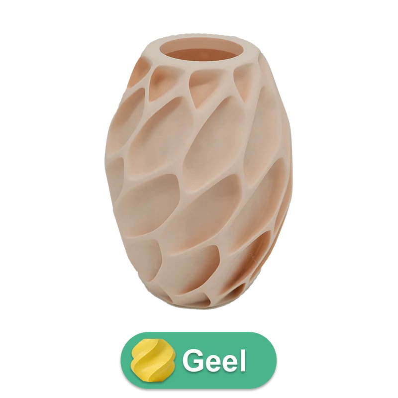 Oruna 3D-Vase – 3D-gedruckte Vase – nachhaltiges PLA – geeignet für künstliche Blumen