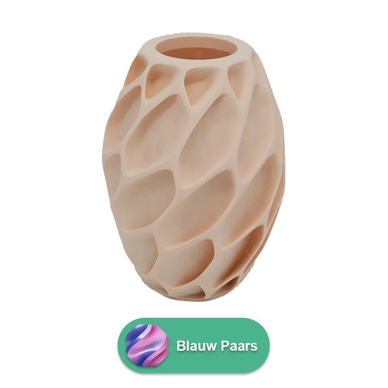 Oruna 3D-Vase – 3D-gedruckte Vase – nachhaltiges PLA – geeignet für künstliche Blumen