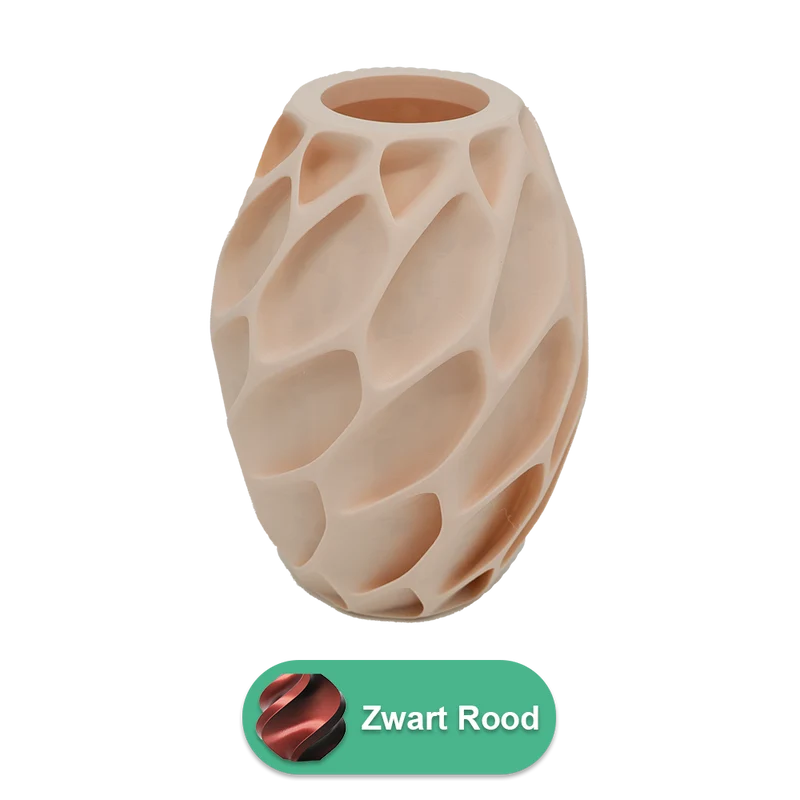 Oruna 3D-Vase – 3D-gedruckte Vase – nachhaltiges PLA – geeignet für künstliche Blumen