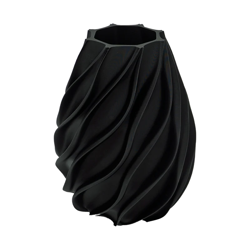 Oliva 3D-Vase – 3D-gedruckte Vase – nachhaltiges PLA – geeignet für künstliche Blumen