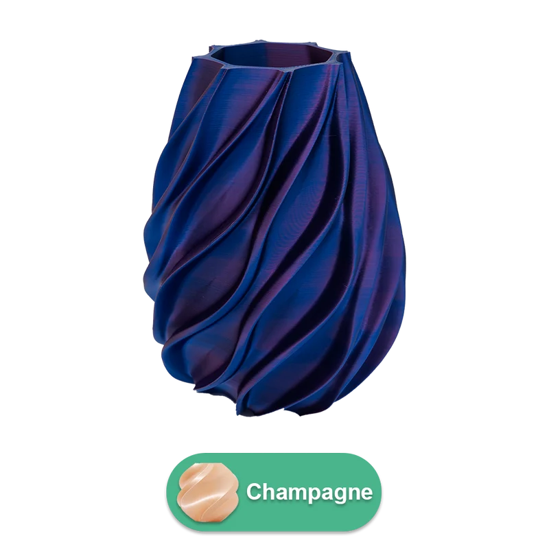 Oliva 3D-Vase – 3D-gedruckte Vase – nachhaltiges PLA – geeignet für künstliche Blumen