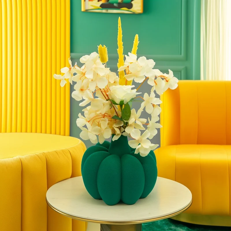 Pomela 3D-Vase – 3D-gedruckte Vase – nachhaltiges PLA – geeignet für künstliche Blumen