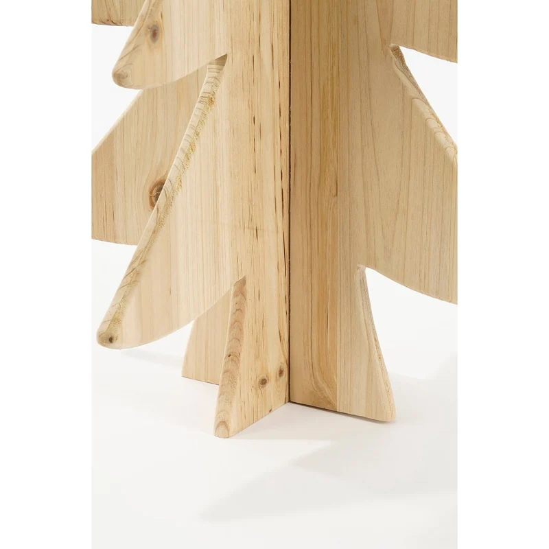 Dekoration Weihnachtsbaum – H78 x Ø36 cm – Kiefernholz – FSC 100 % – Braun