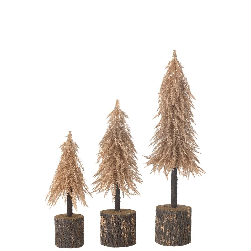 Dekoration Weihnachtsbaum – Kunststoff – Kupfer – groß