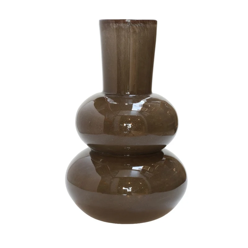 Vase Lindy Dunkelbraun