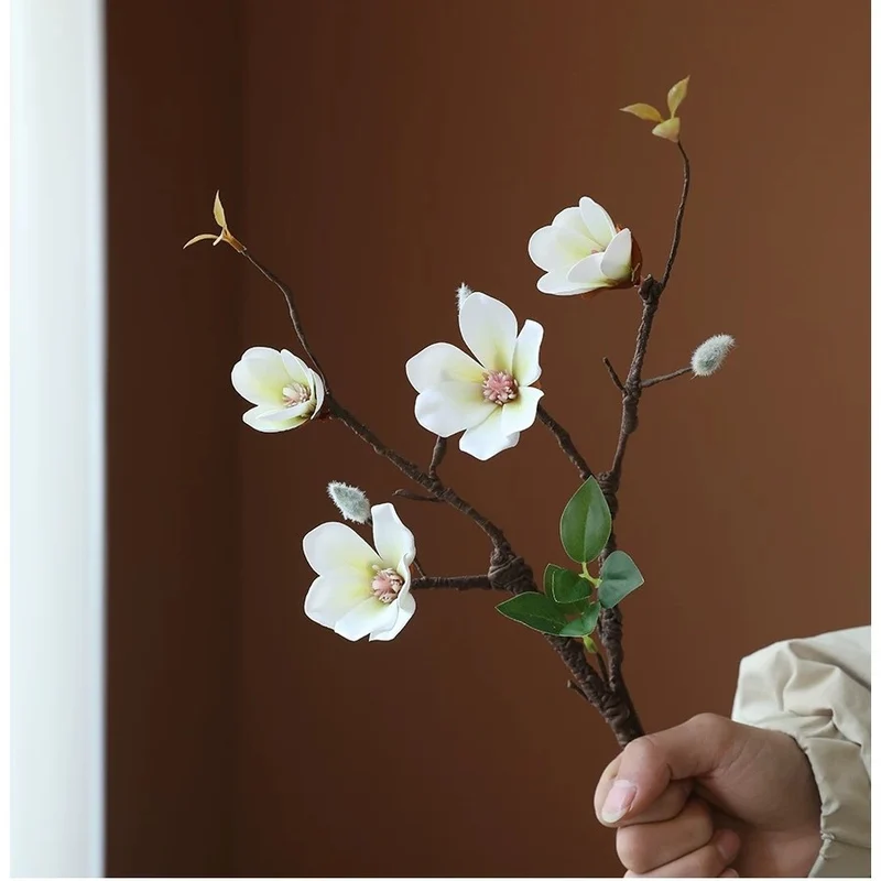 40 cm künstliche Magnolien zur Heimdekoration