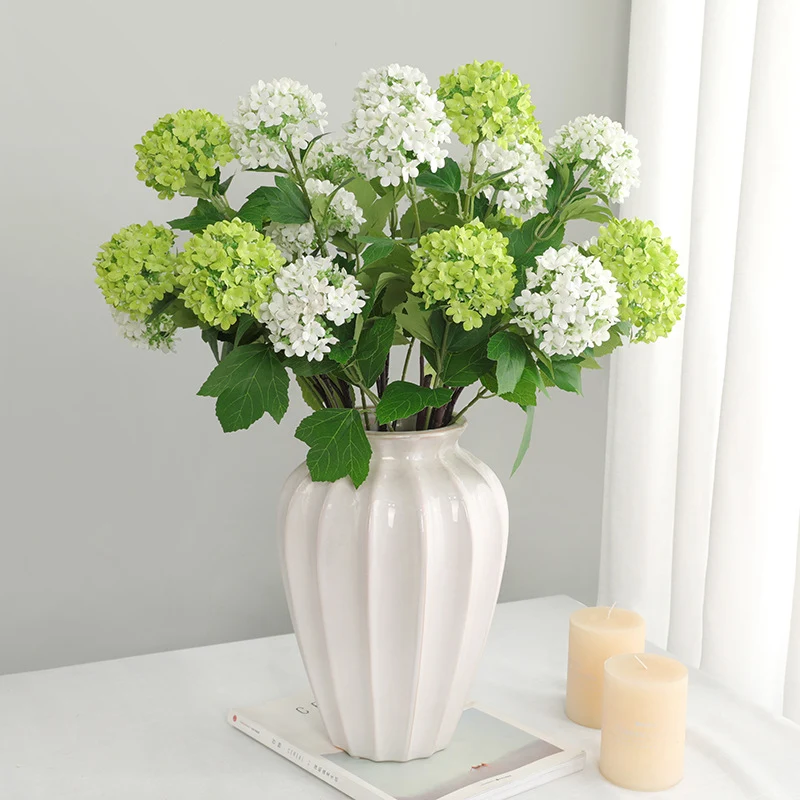 70 cm künstliche Hortensien - Seidenblumen zur Heimdekoration