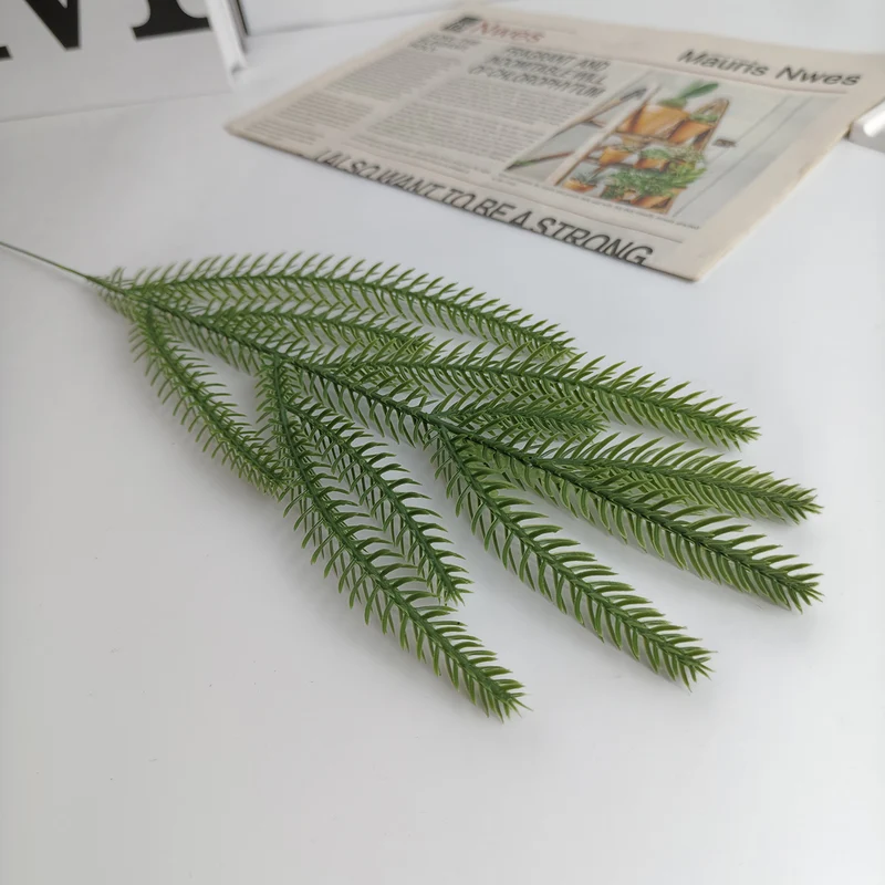 35 cm Künstliche Weihnachts-Tannennadeln aus Weichgummi mit weicher Textur – für Weihnachts- und Winterdekoration