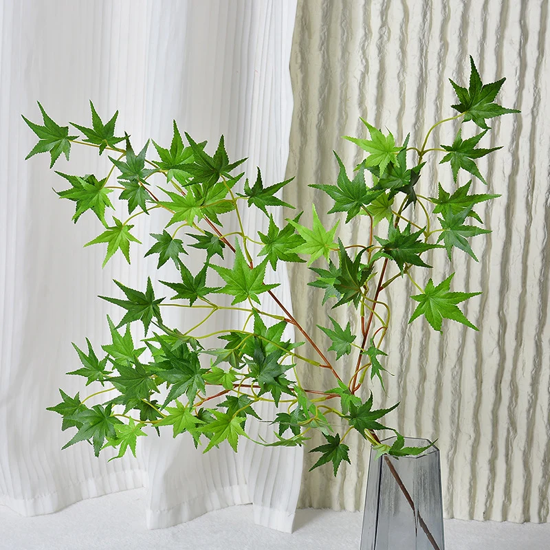 Großhandel 68cm künstliche Ahornblattzweige - Realistische Herbstdekoration für Zuhause, Thanksgiving, Kränze & Tischarrangements