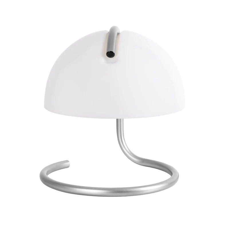 Tischleuchte BURANO – Retro-Eleganz aus Chrom und Glas