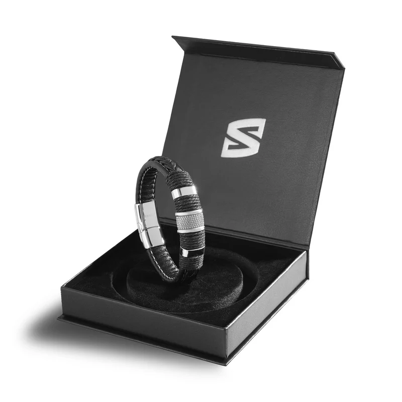 Lederarmband mit Magnetverschluss, elegantes Design