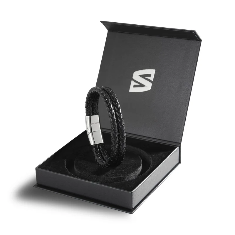 Lederarmband mit Magnetverschluss "Double"