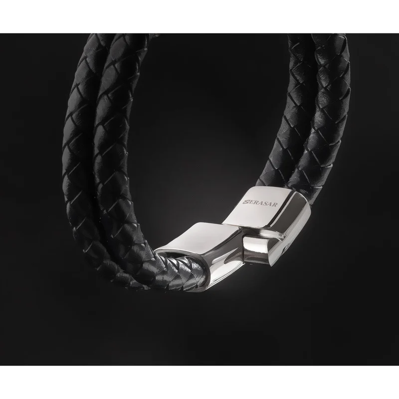 Lederarmband mit Magnetverschluss "Double"