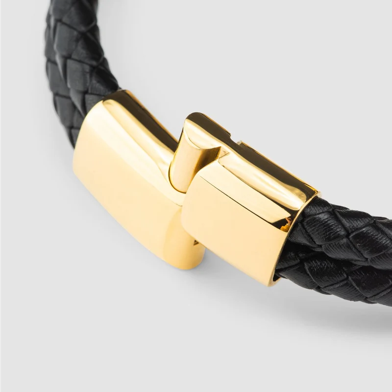 Lederarmband mit Magnetverschluss "Double"