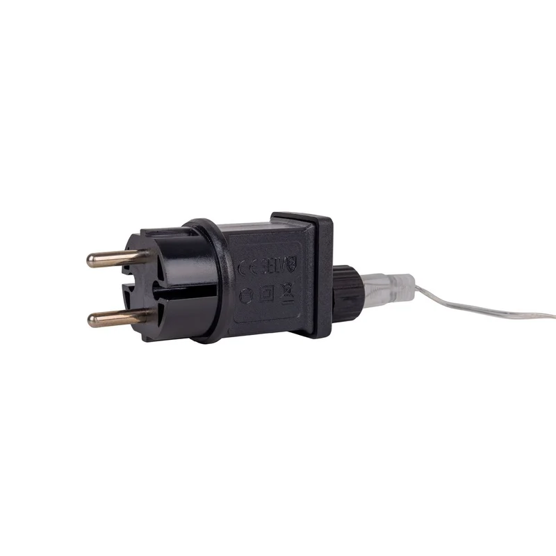 9er-Outdoor-LED-Weihnachtslichterkette 3D-Sterne / XMAS Lights - rot