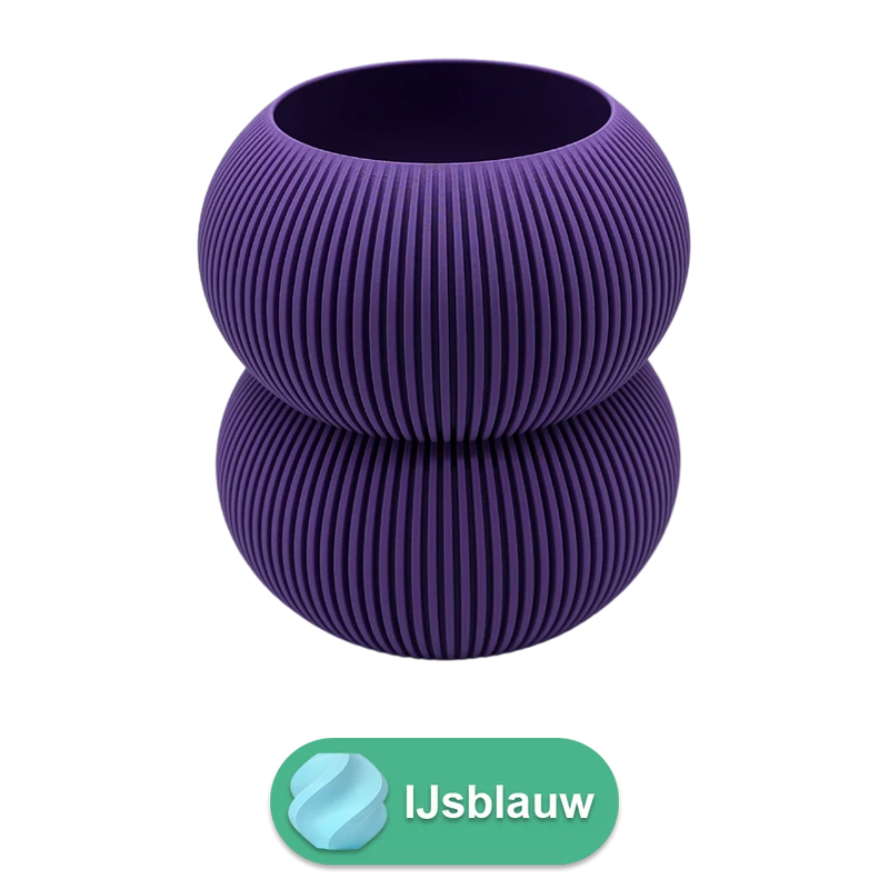 Elaro 3D-Vase – 3D-gedruckte Vase – nachhaltiges PLA – geeignet für künstliche Blumen