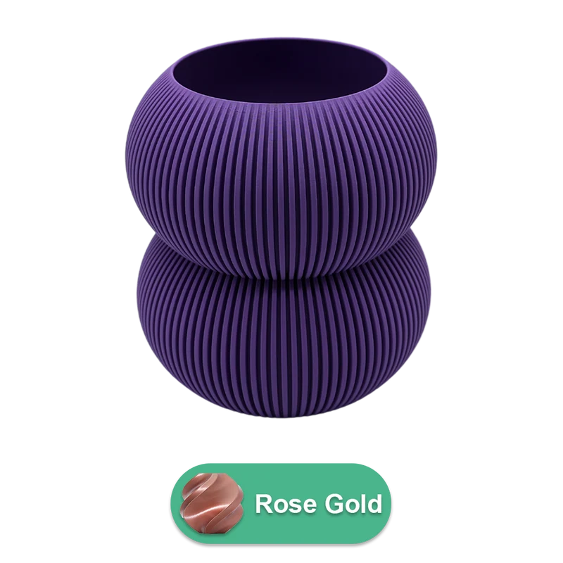 Elaro 3D-Vase – 3D-gedruckte Vase – nachhaltiges PLA – geeignet für künstliche Blumen