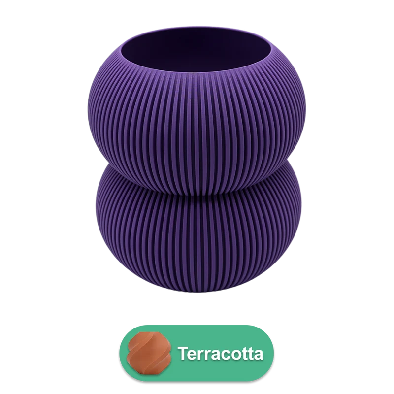 Elaro 3D-Vase – 3D-gedruckte Vase – nachhaltiges PLA – geeignet für künstliche Blumen