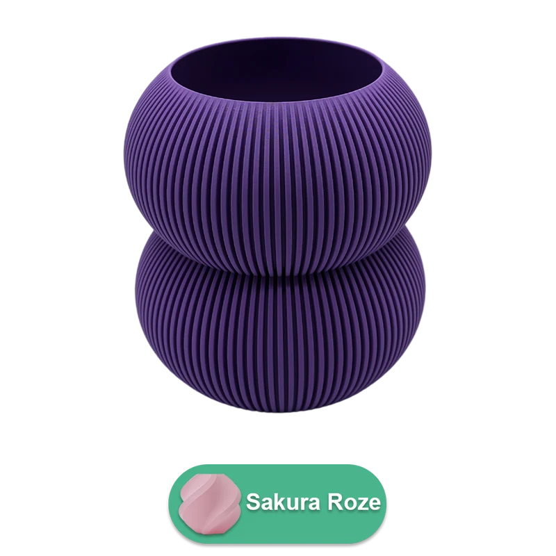 Elaro 3D-Vase – 3D-gedruckte Vase – nachhaltiges PLA – geeignet für künstliche Blumen