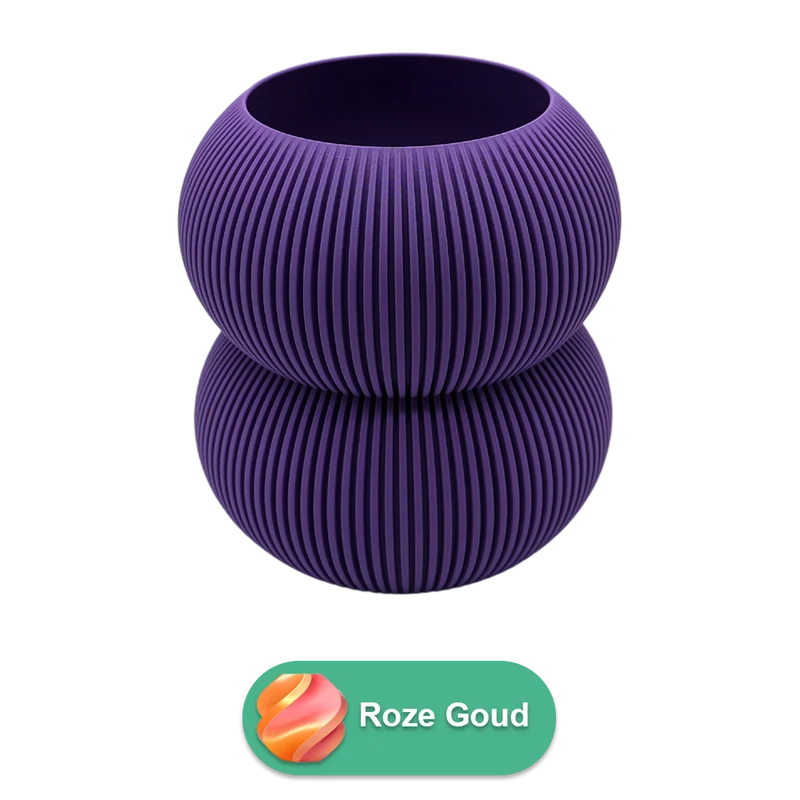 Elaro 3D-Vase – 3D-gedruckte Vase – nachhaltiges PLA – geeignet für künstliche Blumen