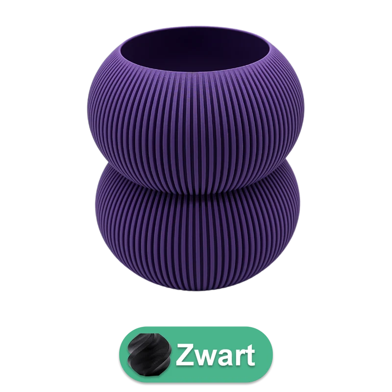 Elaro 3D-Vase – 3D-gedruckte Vase – nachhaltiges PLA – geeignet für künstliche Blumen