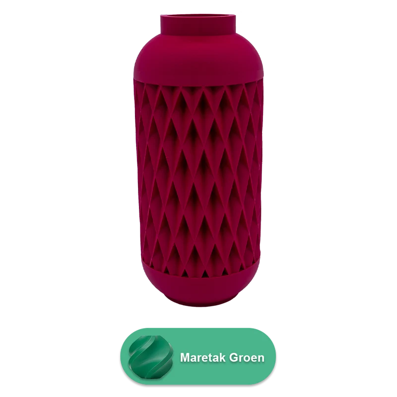 Zavira 3D-Vase – 3D-gedruckte Vase – nachhaltiges PLA – geeignet für künstliche Blumen