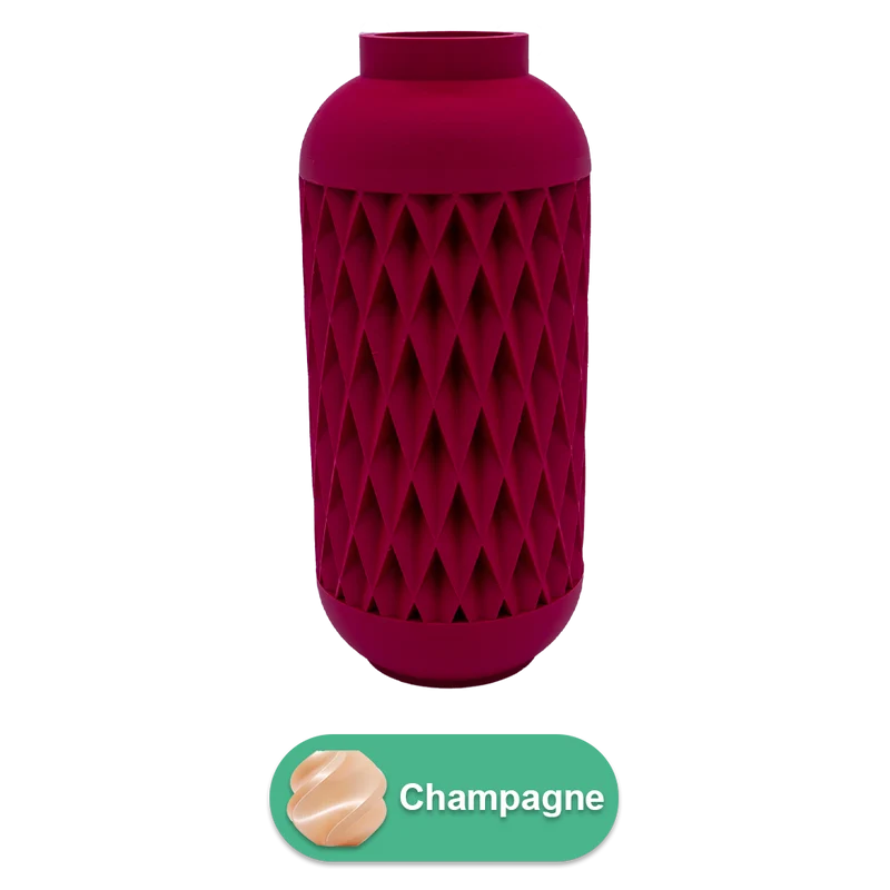 Zavira 3D-Vase – 3D-gedruckte Vase – nachhaltiges PLA – geeignet für künstliche Blumen