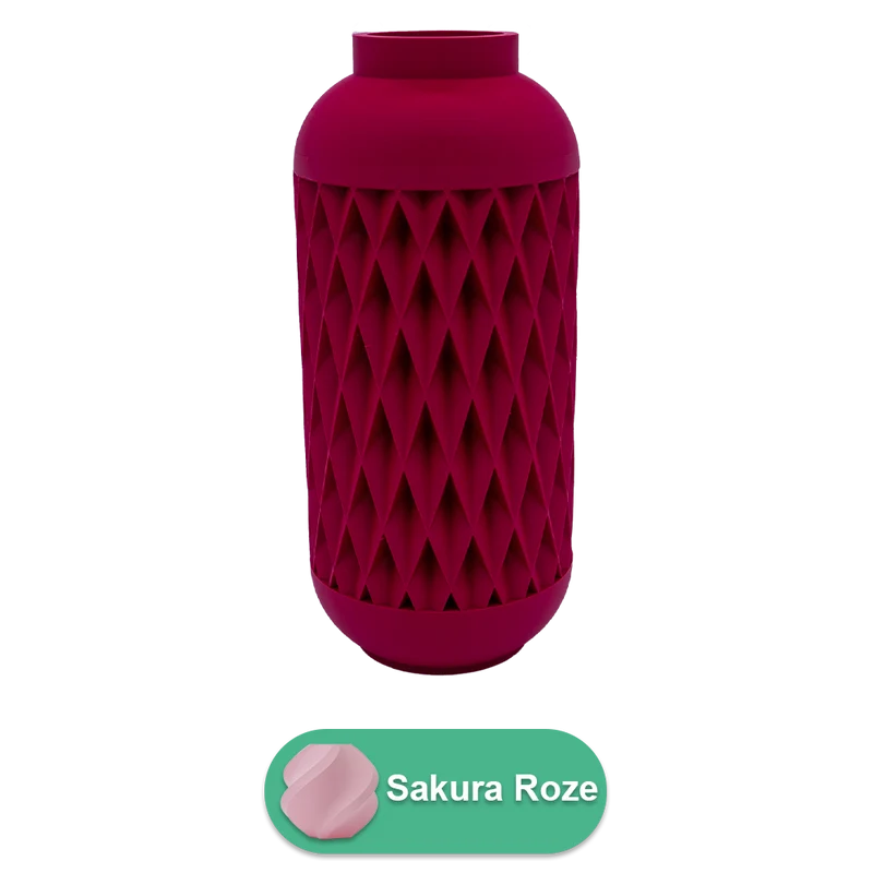 Zavira 3D-Vase – 3D-gedruckte Vase – nachhaltiges PLA – geeignet für künstliche Blumen