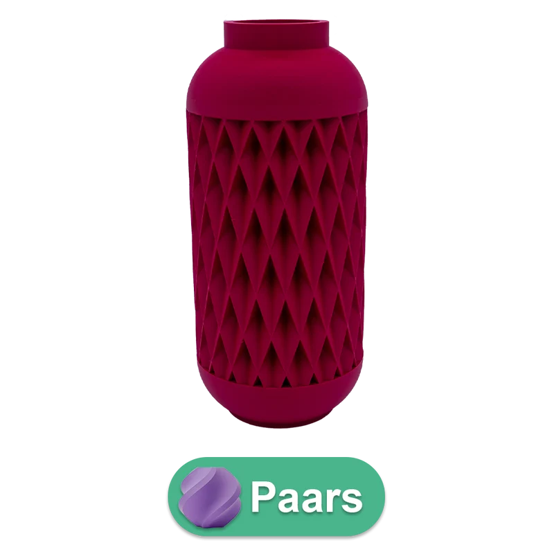 Zavira 3D-Vase – 3D-gedruckte Vase – nachhaltiges PLA – geeignet für künstliche Blumen