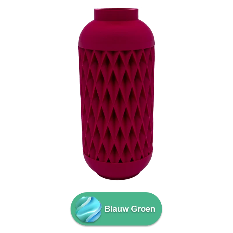 Zavira 3D-Vase – 3D-gedruckte Vase – nachhaltiges PLA – geeignet für künstliche Blumen