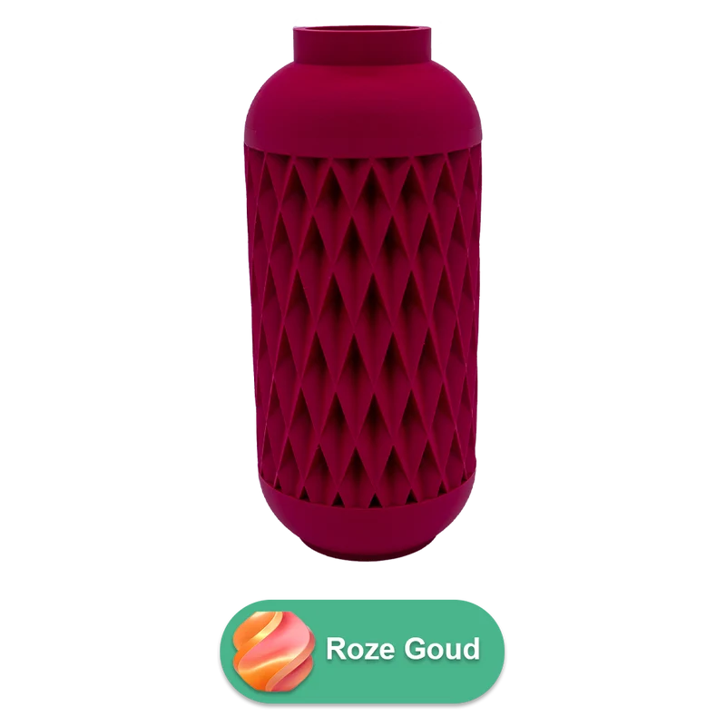 Zavira 3D-Vase – 3D-gedruckte Vase – nachhaltiges PLA – geeignet für künstliche Blumen