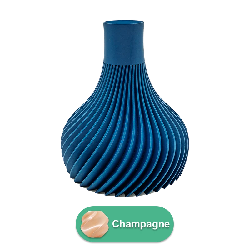 Virella 3D-Vase – 3D-gedruckte Vase – nachhaltiges PLA – geeignet für künstliche Blumen