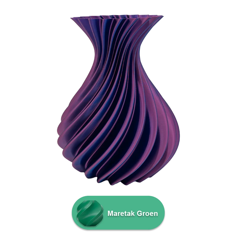 Veluro 3D-Vase – 3D-gedruckte Vase – nachhaltiges PLA – geeignet für künstliche Blumen