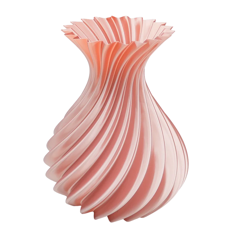 Veluro 3D-Vase – 3D-gedruckte Vase – nachhaltiges PLA – geeignet für künstliche Blumen