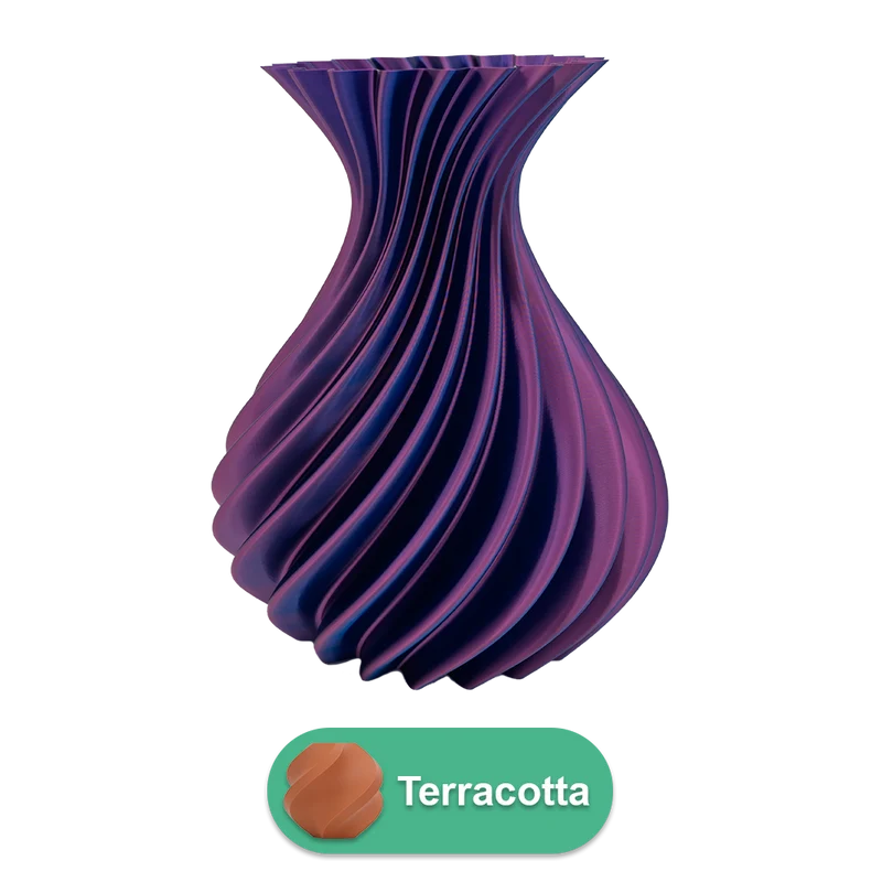 Veluro 3D-Vase – 3D-gedruckte Vase – nachhaltiges PLA – geeignet für künstliche Blumen