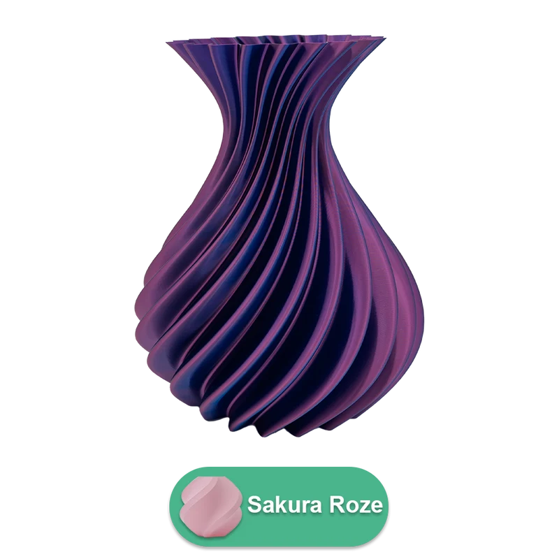 Veluro 3D-Vase – 3D-gedruckte Vase – nachhaltiges PLA – geeignet für künstliche Blumen