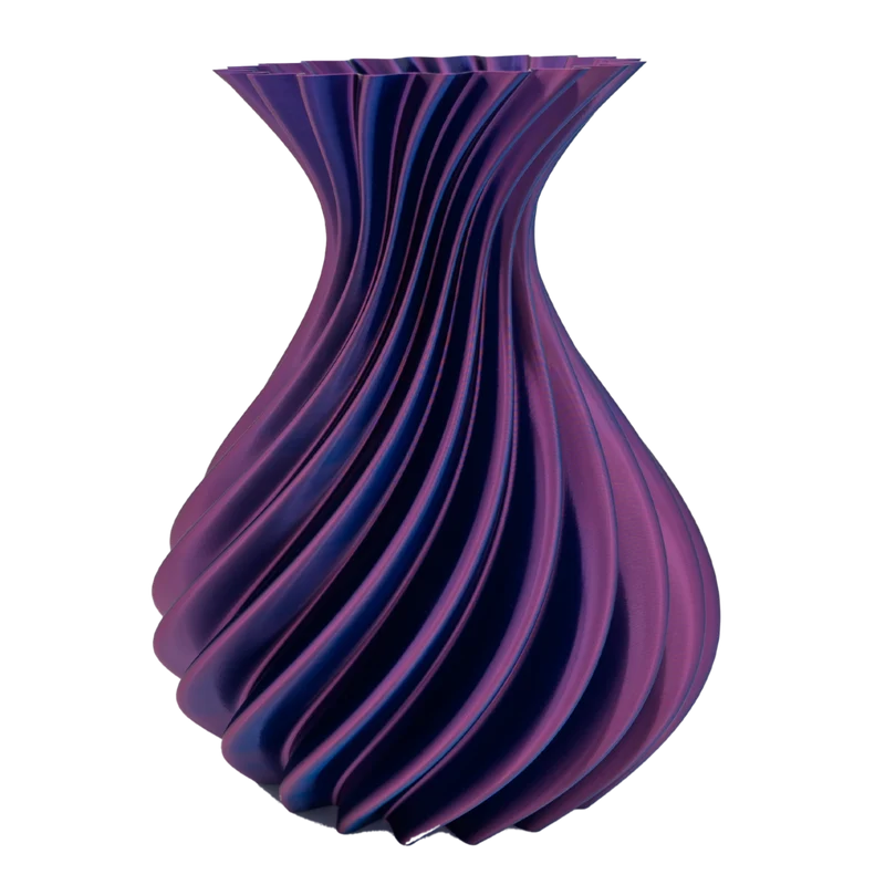 Veluro 3D-Vase – 3D-gedruckte Vase – nachhaltiges PLA – geeignet für künstliche Blumen