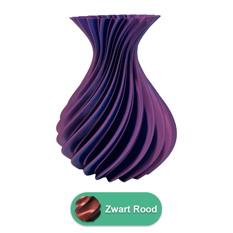 Veluro 3D-Vase – 3D-gedruckte Vase – nachhaltiges PLA – geeignet für künstliche Blumen
